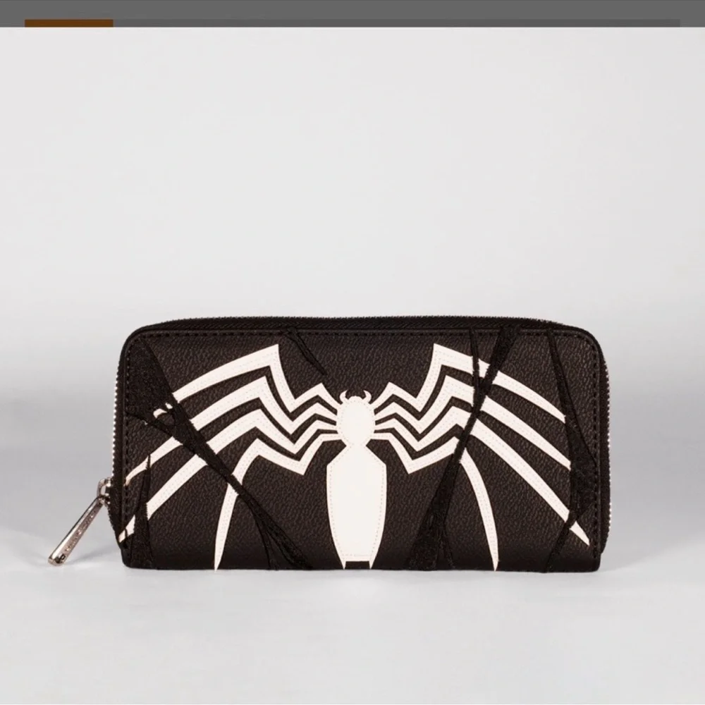 Loungefly Venom Symbiote Marvel Mini Backpack & Wallet Set. Japan exclusive